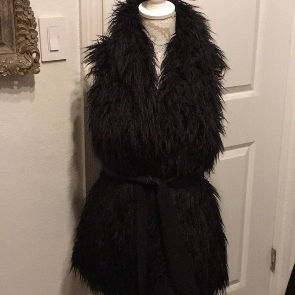 INC Fur Vest
